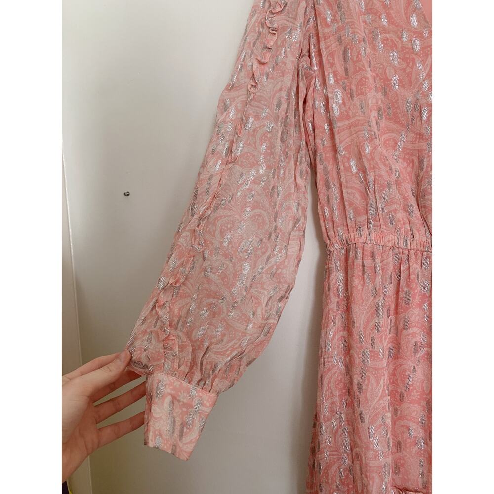 Flirt Combo Pink Ramy Brook Printed Ora Dress XS - Picture 6 of 15